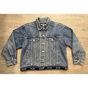Vintage B.U.M. Equipment Denim Button Up Jacket Women’s Size L